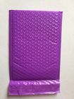 Shockproof Bubble Package Envelope Purple Color Customized Design