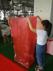 중국 생물 분해성 명확한 비닐 봉투 빨간색 오프셋 인쇄 공장
